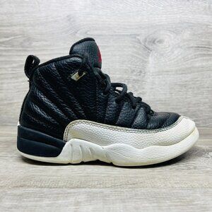 Nike Air Jordan 12 Retro Playoffs TD Size 12C Athletic Shoe Sneakers 151186-006